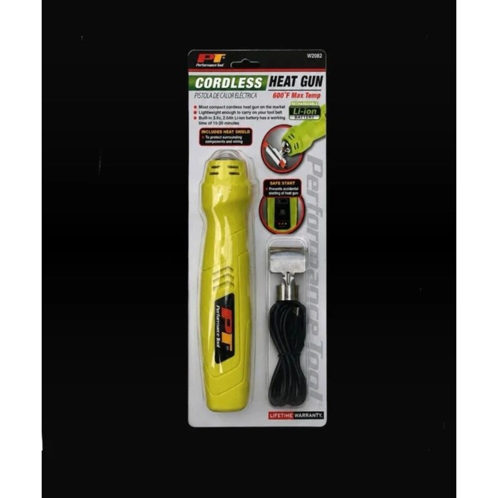 Performance Tool W2082 Compact Rechargeable Cordless Heat Gun NEW & Sealed